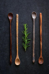 Long Wooden Spoons for Tea & Coffee